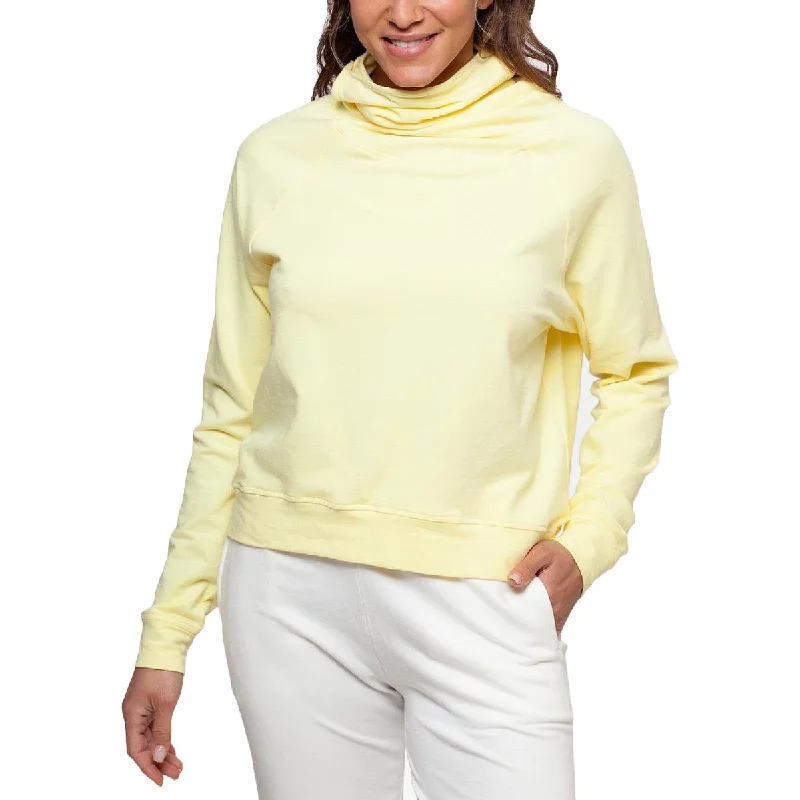 B&A by Betsy and Adam Womens Pullover Built-In Mask Crewneck Sweater