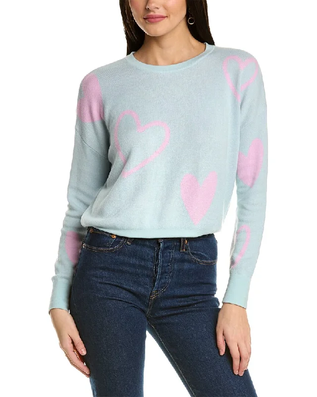 WISPR Heart Victory Silk-Blend Sweater