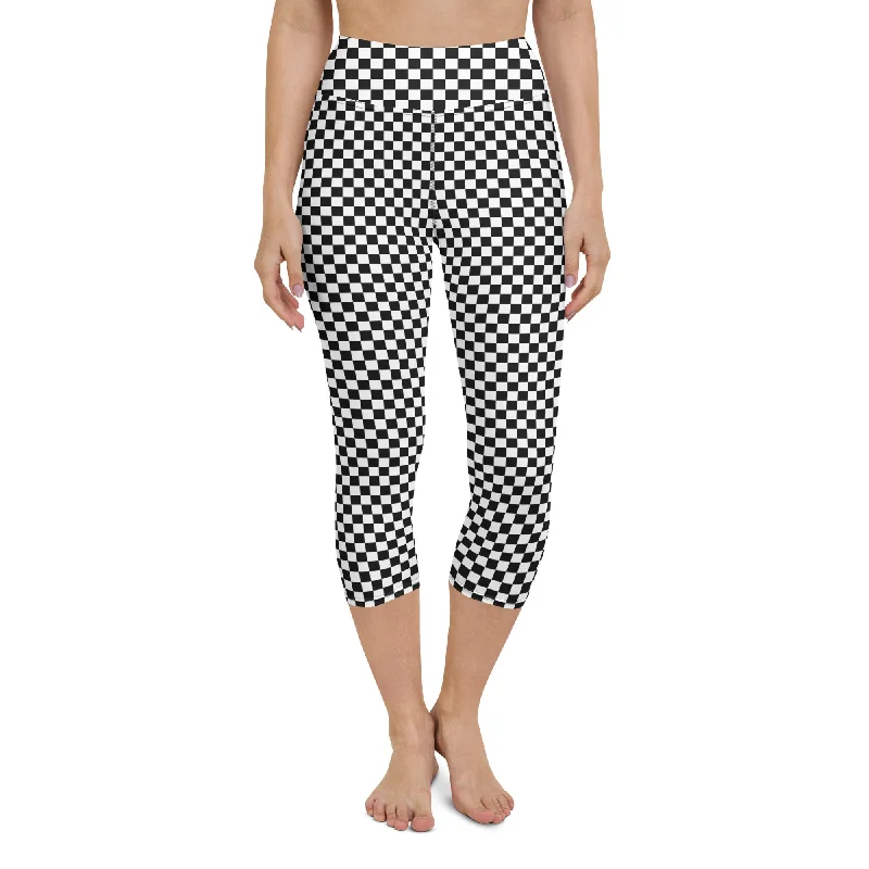 Classic Series Checkered Yoga Capris