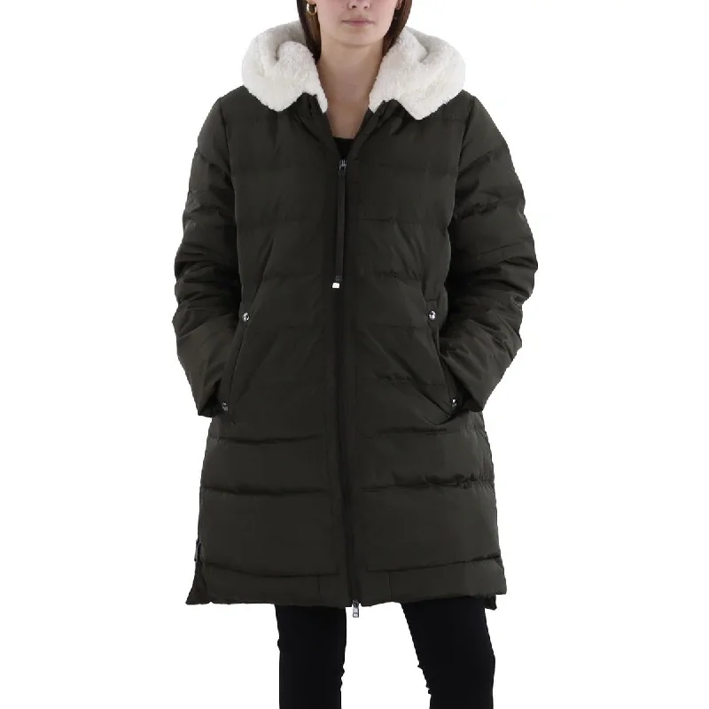 Sam Edelman Womens Down Quilted Parka Coat