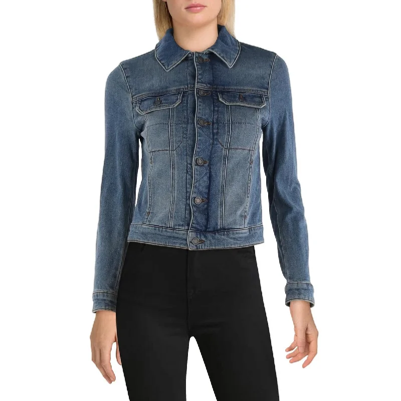 Zadig & Voltaire Womens Collar Jacket Trucker Jacket