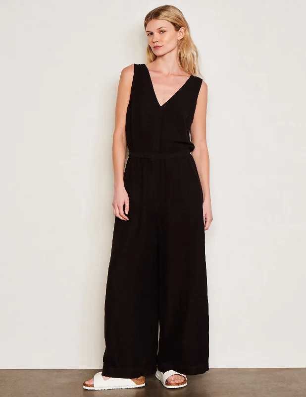 Sundry Easy Jumpsuit in Black