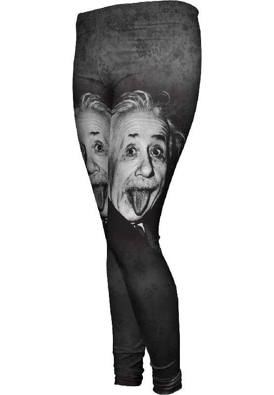 Albert Einstein Sticks Out His Tongue