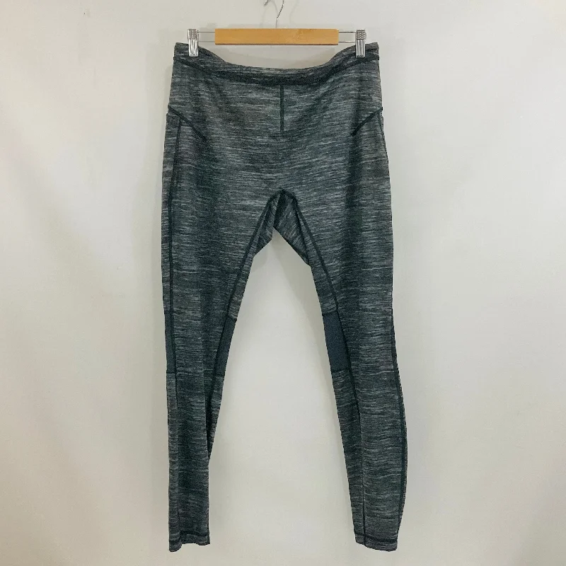 Athletic Leggings By Lululemon In Grey, Size: Xl