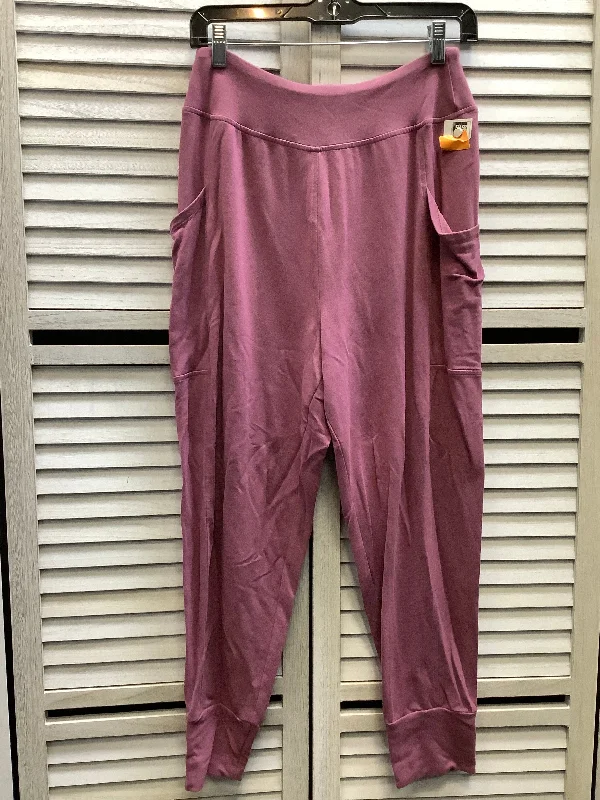 Athletic Leggings By Old Navy In Plum, Size: M