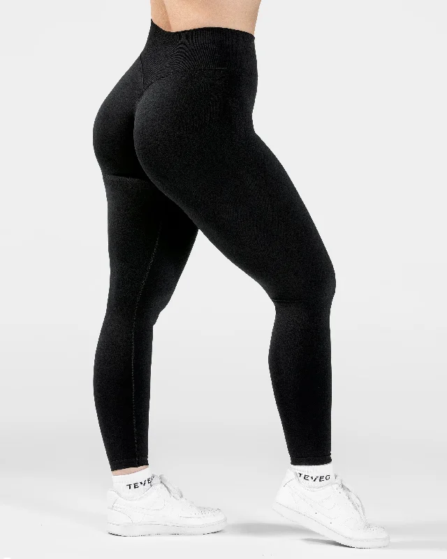 Femme Sculpt Scrunch Leggings "Schwarz"