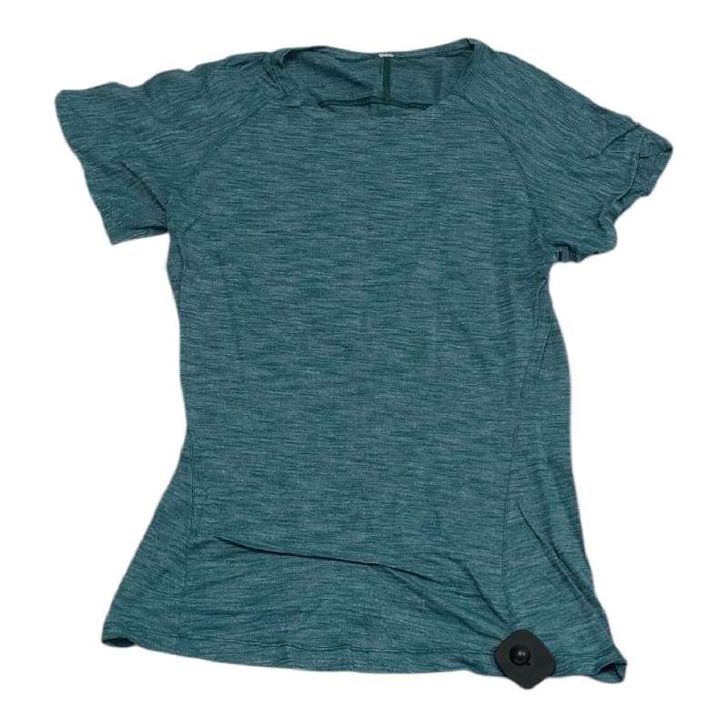 Athletic Top Short Sleeve By Lululemon In Green