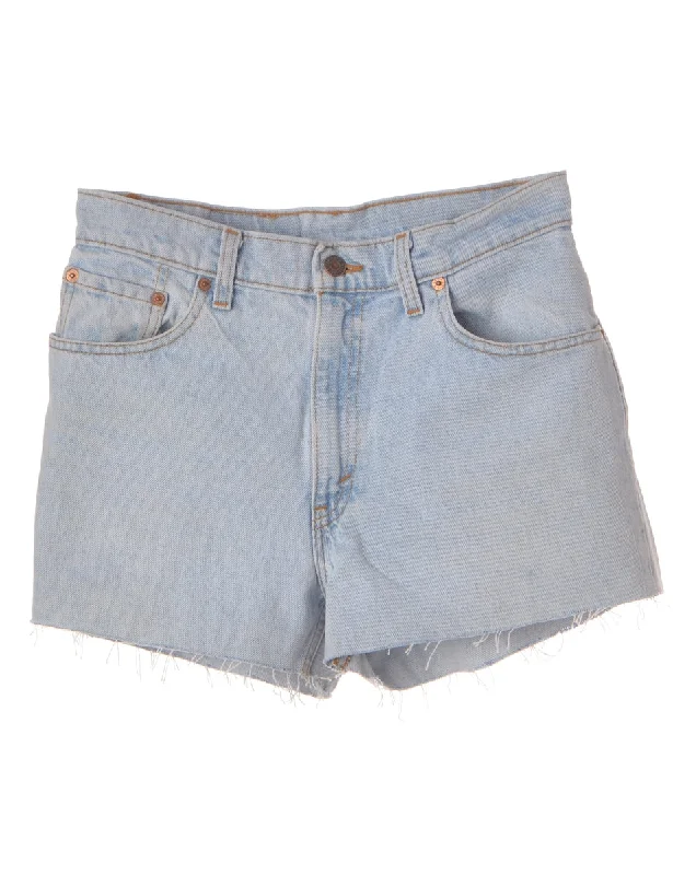 Label Molly Frayed denim shorts