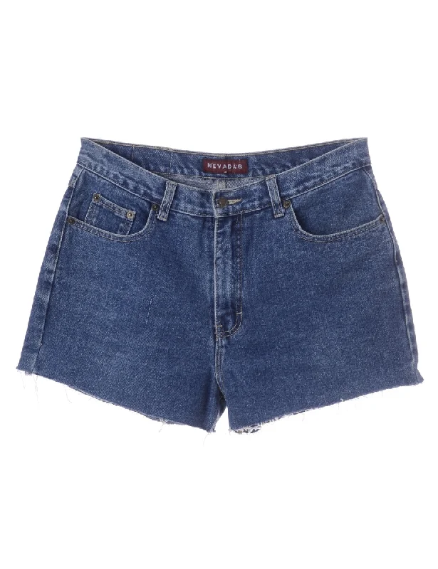 Label Molly Frayed Denim Shorts