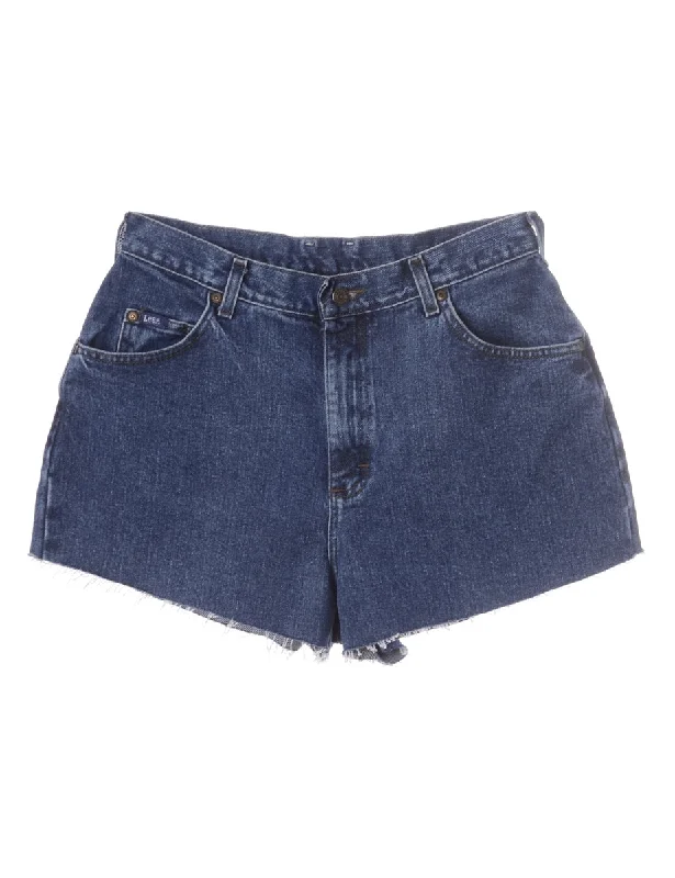 Label Molly Frayed Denim Shorts