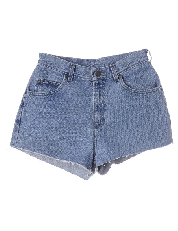 Label Molly Frayed Denim Shorts