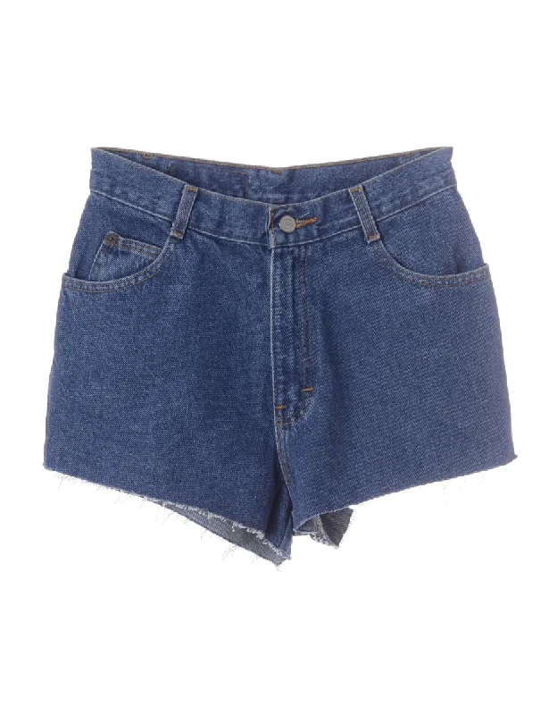 Label Molly Frayed Denim Shorts