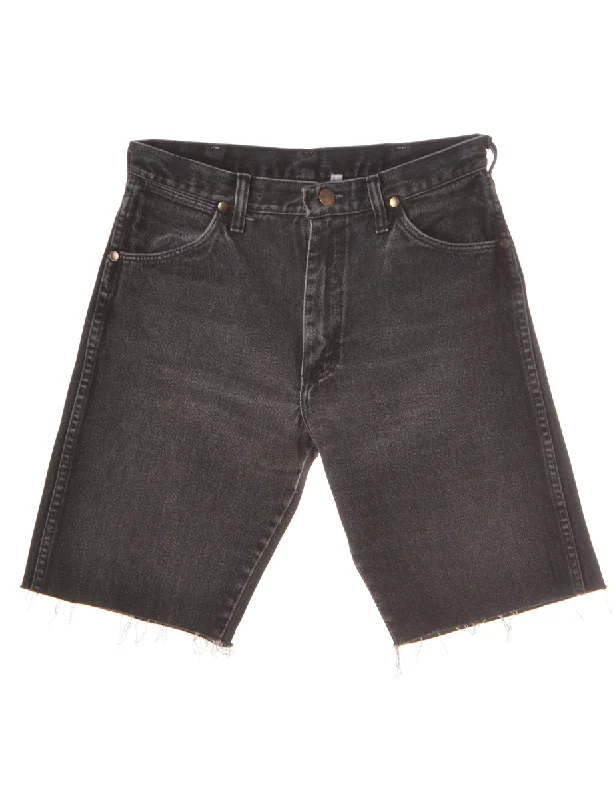 Label Mens Cut Off Denim Shorts