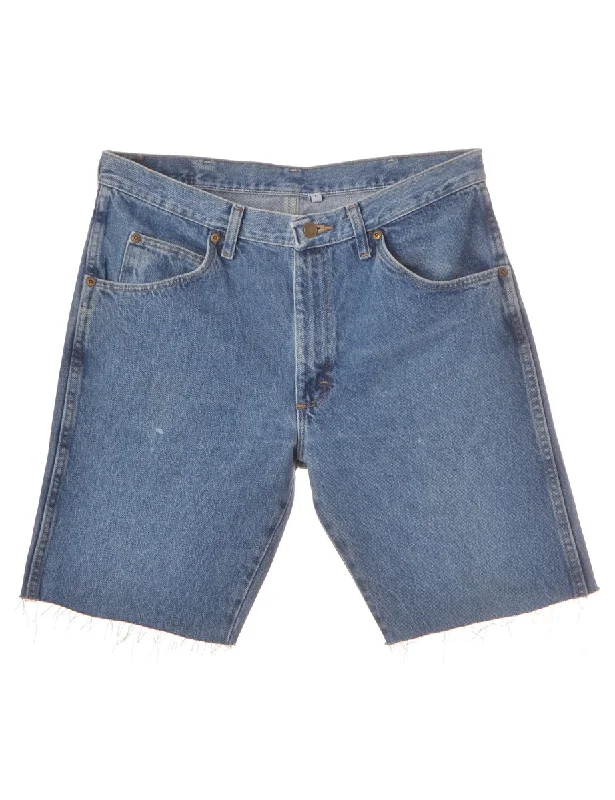 Label Mens Cut Off Denim Shorts