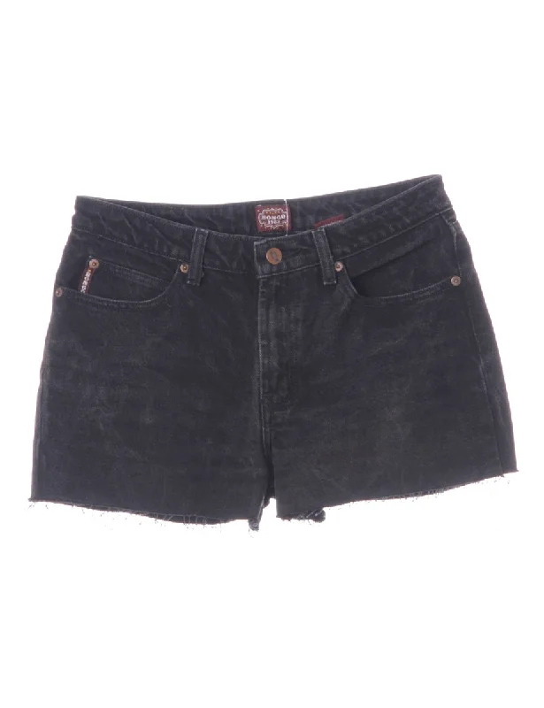 Label Molly Frayed Denim Shorts