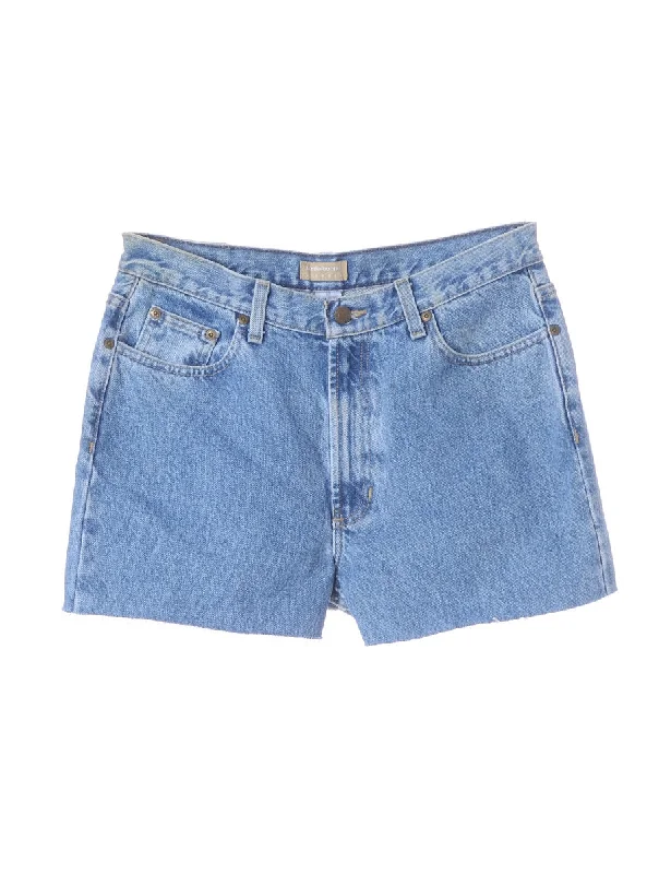 Label Molly Frayed Denim Shorts